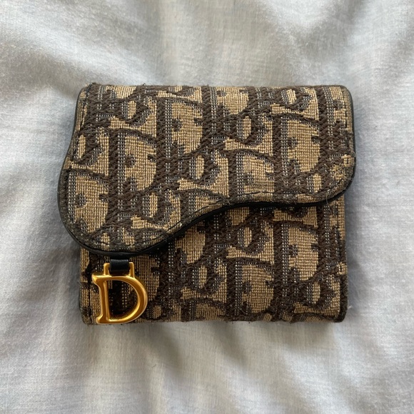 DIOR SADDLE WALLET - Picture 1 of 7